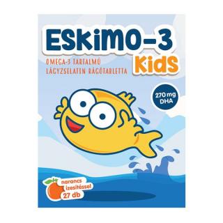 ESKIMO 3 KIDS OMEGA-3 D-VIT.RAGOTABL.NAR. 27X