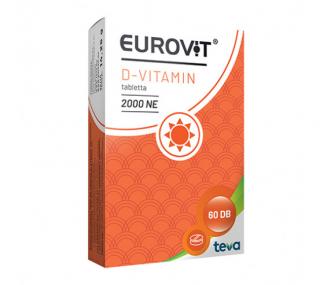 EUROVIT D-VITAMIN 2000NE TABL. 60X /2020