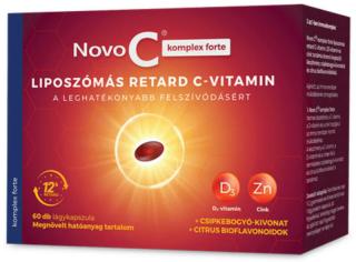 NOVO C KOMPLEX FORTE LIP.RET.C+D3+ZN KAPSZ 60X