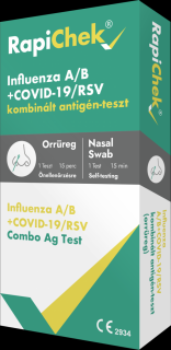 RAPICHEK INFLU A/B+ COVID-19/RSV ONELL.TESZT