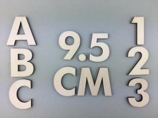 OB1 9,5 cm natúr betűk, számok