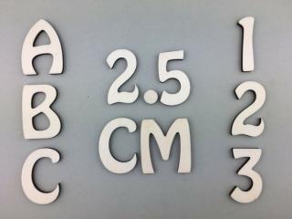 OB3 1,5 cm natúr betűk, számok