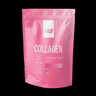 Collagen 10.000 mg + Hialuronsav 450g Eper-joghurt