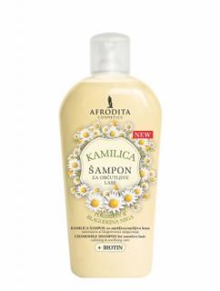 Afrodita KAMILLA és BIOTIN Sampon - a haj hidratálására és nyugtatására