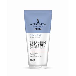 Afrodita MEN SENSITIVE Shave gél érzékeny bőrtípusra