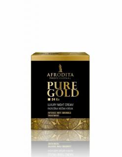 Afrodita PURE GOLD 24 Ka LUXURY Éjszakai krém