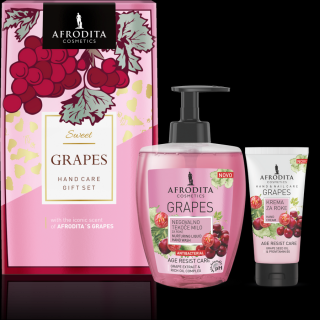 Afrodita SWEET GRAPES Kézápoló ajándékcsomag