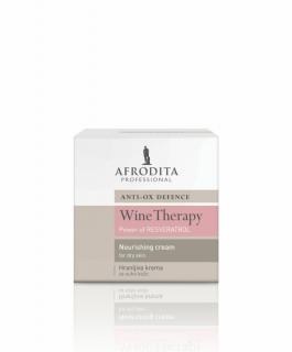 Afrodita WINE THERAPY– Borterápia Tápláló krém száraz bőrre