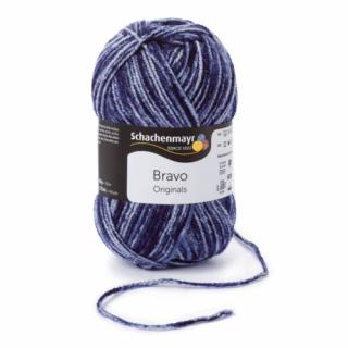 Bravo - 8354 - Navy denim melírozott