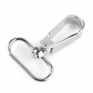 Fém karabiner LAPOS - 30 mm - NIKKEL