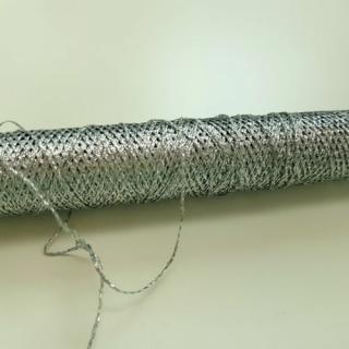 Fémszálas zsinór - ezüst (0,8 mm)