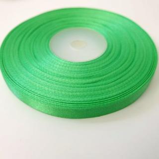 Szatén szalag 15 mm - Élénk zöld