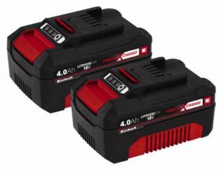 Einhell PXC-Twinpack Akku csomag 2x4, 0Ah (4511489)