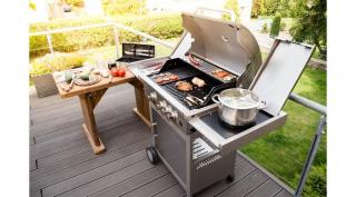 G21 California BBQ Premium line grill, 4 égőfej + ajándék nyomáscsökkentő GAH-3ED (6390305)