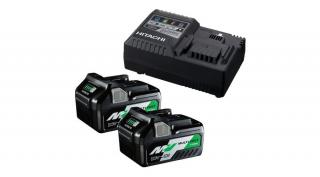 HIKOKI AKKUCSOMAG-MV-B Akku szett 36V 2 db BSL36B18 akku és 1 db UC18YSL3 töltő UC18YSL3-WJZ