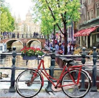 Amsterdam Canal szalvéta