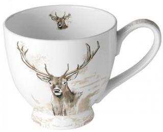 Antlers talpas porcelán bögre ablakos dobozban