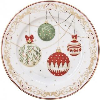 Christmas Eve porcelán desszerttányér