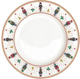 Diótörõ porcelán lapostányér