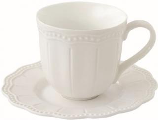 Elite White porcelán espresso csésze aljjal