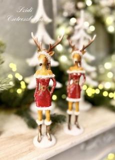 Fancy Reindeer szarvas lány figura