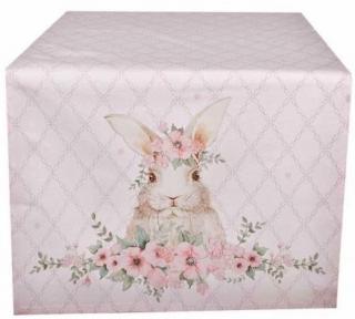 Flower Easter Bunny pamut asztali futó