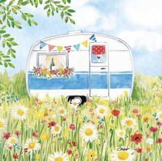 Happy Camping papírszalvéta