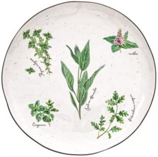 Herbarium porcelán desszert tányér