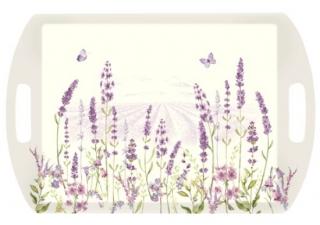 Lavender Field nagy tálca