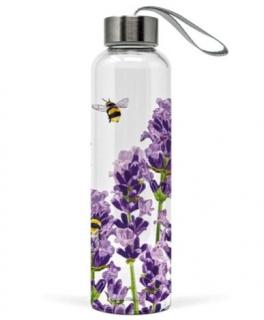 Levendulák és méhecskék üveg flaska