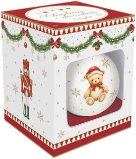 Magie de Noel karácsonyfadísz macival, dobozban