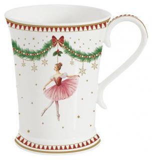 Magie de Noel porcelán bögre balerinával, dobozban