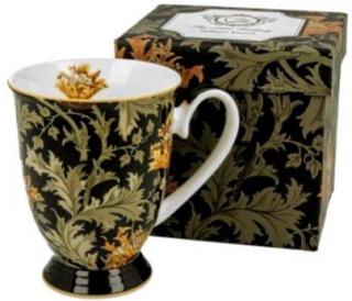 Porcelán bögre dobozban, William Morris: Chrysanthemum