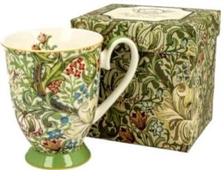 Porcelán bögre, dobozban, William Morris: Golden Lily