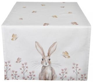 Rustic Easter Bunny pamut asztali futó