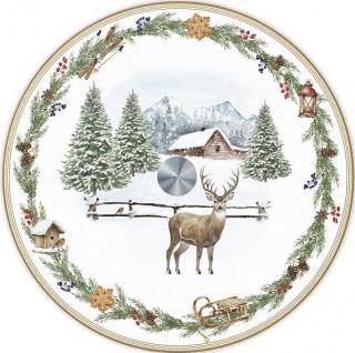 White Forest forgatható sajtkínáló tál
