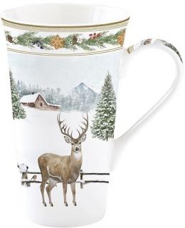 White Forest porcelán nagy bögre dobozban