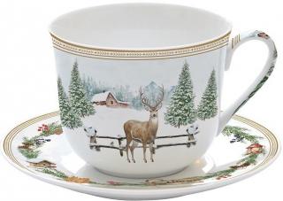 White Forest porcelán reggelizõcsésze dobozban