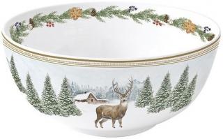White Forest porcelán tál