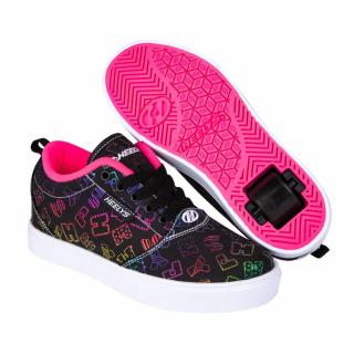 Heelys Pro 20 black/rainbow/neon pink