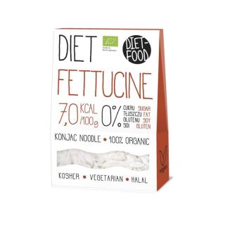 Diet Food Bio Shirataki gluténmentes Konjac tészta Fettuccine (Széles metélt) 300 g