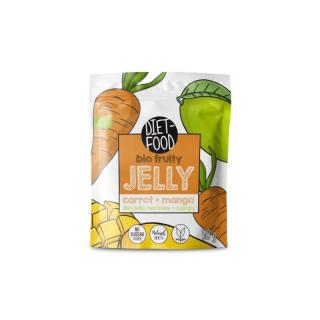 Diet Food Bio vegán gyümölcszselé Sárgarépa  Mangó (Carrot  Mango) 50 g
