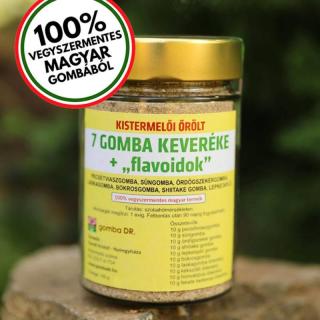 Gomba DR. Kistermelői őrölt 7 gomba keveréke plusz flavoidok 100 g