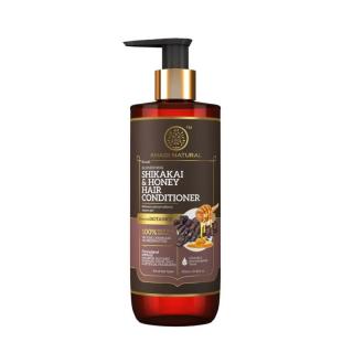 Khadi Natural Ayurvédikus Gyógynövényes Shikakai  Méz Hajkondicionáló 310 ml (SLS, Paraben Free)