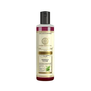 Khadi Natural Ayurvédikus Henna  Kakukkfű Hajtonik 210 ml (SLS, Paraben Free)