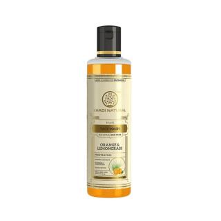 Khadi Natural Ayurvédikus Narancs  Indiai Citromfű Arclemosó 210 ml (SLS, Paraben Free)