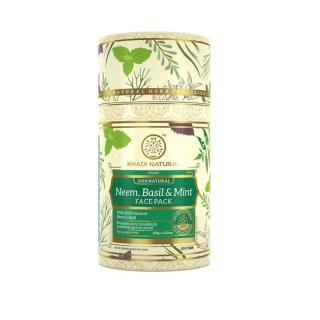 Khadi Natural Ayurvédikus Neem, Bazsalikom  Menta Arcpakolás 100 g