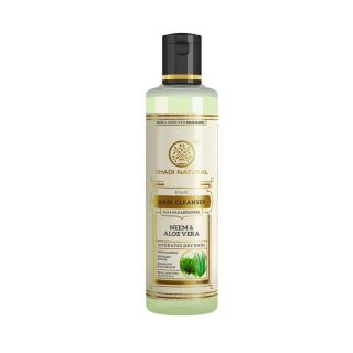 Khadi Natural Ayurvédikus Természetes Neem  Aloe vera Sampon 210 ml