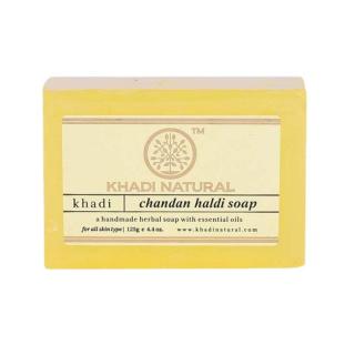 Khadi Natural Chandan Haldi Ayurvédikus Szantálfa kurkuma szappan 125 g