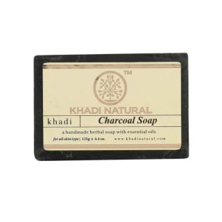 Khadi Natural Charcoal Ayurvédikus Gyógynövényszappan Faszénporral 125 g